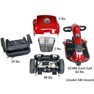 Golden Companion - Full Size 4 Wheel Scooter