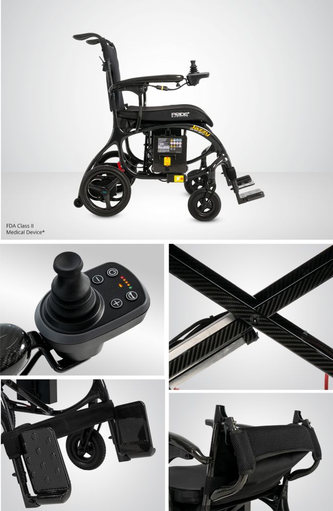 Pride Jazzy Carbon 27X Power Chair